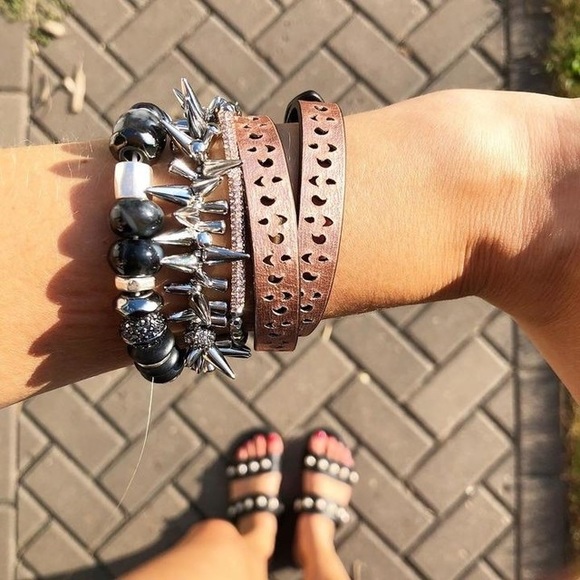 Stella & Dot Jewelry - Silver Renegade Bracelet